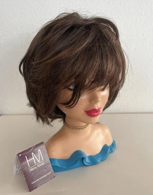 Peluca Tess de Henry Margu Estilo 2442 Color 6H Marrón Castaño NUEVA Foto 1 de 4