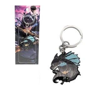 CHIBI SUNG JINWOO & KAISEL Solo Leveling 1.5 in. Key Chain (Dragon KeyChain) - Picture 1 of 3