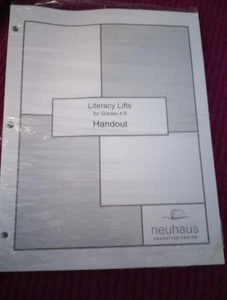 STUDENT Complete WORKBOOK FOR LITERACY Lifts Grades 4th-8th Handout NEW - Picture 1 of 11