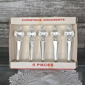 DE COLECCIÓN JOYA BRITE DURADEROS ADORNOS DE NAVIDAD STOCK ANTIGUO CARÁMBANOS EXCELENTE  - Imagen 1 de 14