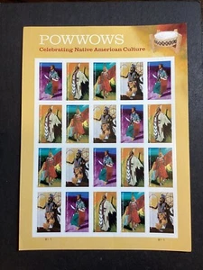 2025- Powwows - Sheet Of 20 Forever Stamps MNH-US - Picture 1 of 1