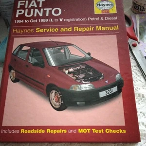 Fiat Punto Mk1 (Petrol & Diesel) 1994-1999 Haynes Owners Workshop Manual - Picture 1 of 6