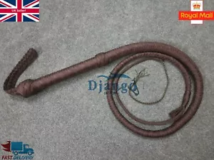 4 Pies 12 Trenzas Paracord Nylon Resistente Personalizado BULLWHIP Fácil Grieta Fuerte - Imagen 1 de 8