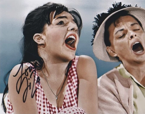 Liza Minnelli (with Judy Garland) signed 8x10 photo In-person Cover