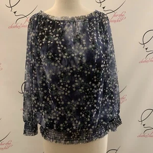 I.N.C. Size Medium. New With Tags. $59.50.Sheer Lined Elastic Neck & Cuffs. B33. - Picture 1 of 8
