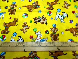 30"  General Fabrics Dog Gone It  Fabric - Picture 1 of 1
