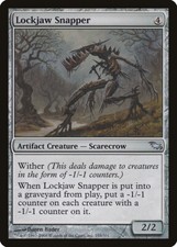 Lockjaw Snapper Shadowmoor NM Artifact Uncommon MAGIC GATHERING CARD ABUGames
