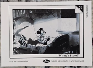 Mickey Mouse Card, "Where's Pluto" Impel B10 - Picture 1 of 2