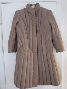 Cappotto vintage SAXTON HALL piumino imbottito lunghezza intera - marrone - SP (EUC) - Foto 1 di 1