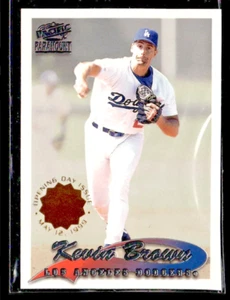 1999 PACIFIC PARAMOUNT OPENING DAY PARALLEL BLANK SERIAL #115 KEVIN BROWN 1/1 - Picture 1 of 2