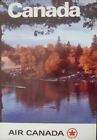 AIR CANADA CANADA AUTUMN Vintage Airlines Travel poster 1978 20x30 NM