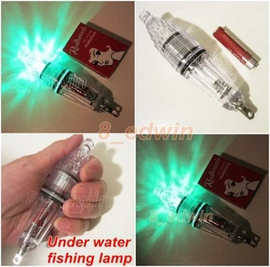 Anglers' favor Quality Fishing light Attracting Lamp Deep Drop Lure Flashlight - Picture 1 of 6