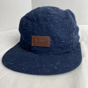 Cappello vintage Vans Camp blu maculato skateboard anni 80 90 ottime condizioni cinturino regolabile - Foto 1 di 11