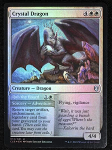 Magic TCG - Baldur's Gate - Crystal Dragon // Rob Hoard - 13 - Uncomm - Foil LP - Picture 1 of 2