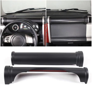 Matt Black Dashboard Trim Accessories Cover For Toyota FJ Cruiser 2007-2021 2PCS - Picture 1 of 12