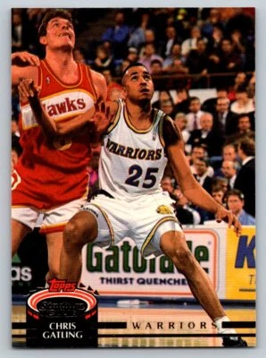1992-93 Stadium Club #74 Chris Gatling Golden State Warriors - Image 1 of 2
