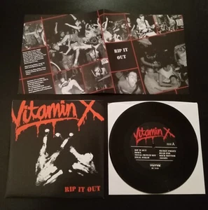 Vitamin X – Rip It Out (7" Vinyl Schallplatte) Hardcore Thrash - Bild 1 von 1