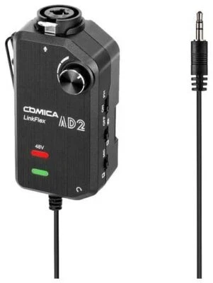 Comica LinkFlex AD2 Single-Channel Microphone and Guitar Interface Smartphones - Image 1 of 4