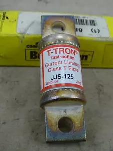 Bussmann T-Tron 125A Class T Fuse 600VAC, JJS-125 - Picture 1 of 5