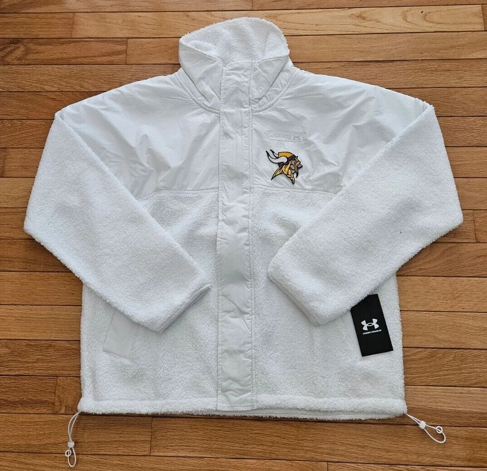 Minnesota Vikings Under Armour Mission Boucle Jacket/Swacket for Ladies NWT - Image 1 of 1