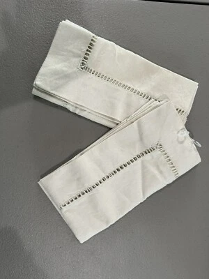 Linen Cotton Blend Set Of Cloth Table Napkins  - Image 1 of 4
