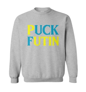 Puck Futin - Ukraine Pride Proud Country Stop War Peace Toddler Crewneck Sweater - Picture 1 of 8