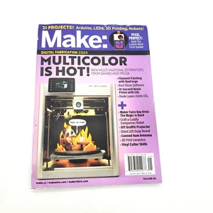 Make: Mag Multicolor is HOT Vol 88 May 2024 3d Filament Painting Diode Lasers ➕ - Picture 1 of 11