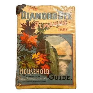 (R) Antique 1887 The Diamond Dye Almanac Catalog RARE - Bild 1 von 1