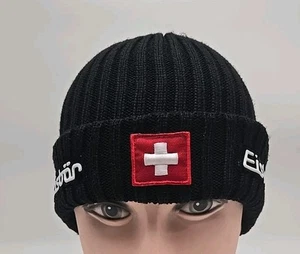 Sombrero Eisbär Invierno Esquí Alpino Hecho en Austria Gorro de Esquí Negro Rojo y Blanco - Imagen 1 de 9