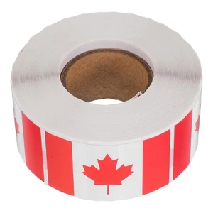 Canadian Flag Sticker Maple Leaf Stickers Sticky Decorative Decal - Afbeelding 1 van 12