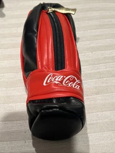 Rare Coca-Cola VTG 1990's Golf Ball & Tee Pouch  2 Pockets 3 Golf Balls 12 Tees - Picture 1 of 10