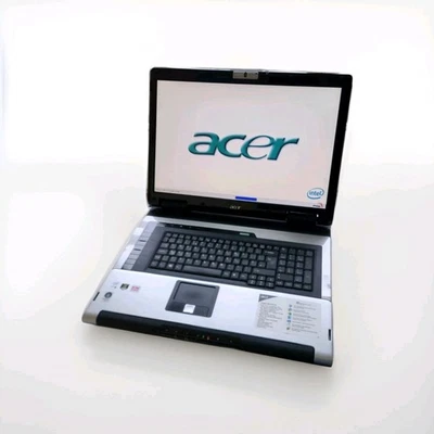 Rare Retro Gaming Laptop Acer Aspire 9815 , 20.1" LCD , Raid 240GB Intel Core 2  - Image 1 of 4
