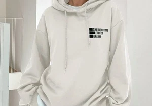 Essentials Hoodie Light Oatmeal Beige Size S - Picture 1 of 2