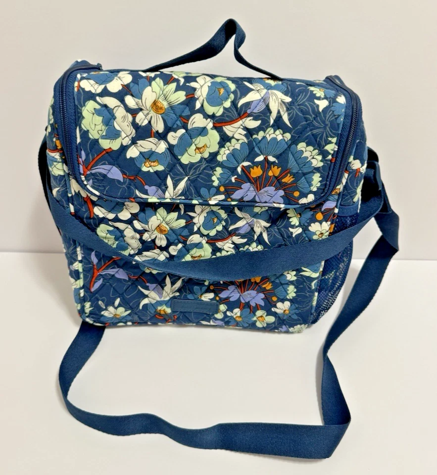 Bolsa de lonchera Vera Bradley con aislamiento de correa larga FLORAL BURST NUEVA SIN ETIQUETAS Foto 1 de 4