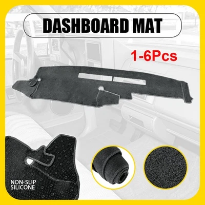 Alfombrilla de tablero Fit 88-94 Chevy C1500 C2500 C3500 cubierta tablero interior coche almohadilla 1-6X Foto 1 de 4