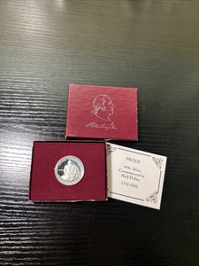 1982 S George Washington 90% Silver Commemorative Proof Half Dollar w/ Box & COA - Picture 1 of 9