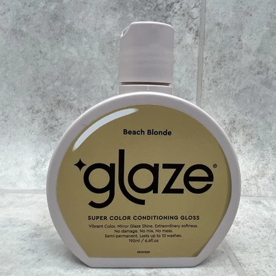 Glaze Super Color Conditioning Gloss BEACH BLONDE 190 ml / 6.4 oz Vibrant Hair - Image 1 of 3