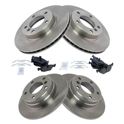 Kit de pastillas de freno y rotor delanteros y traseros para BMW 323i 1998 328i 1998-1999 Foto 1 de 4