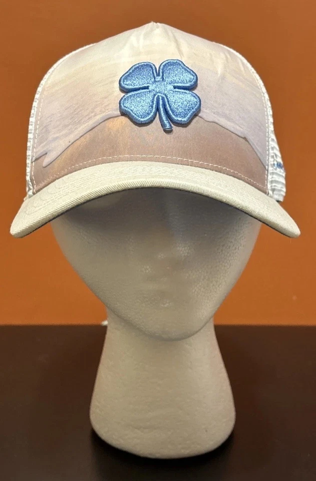 Sombrero ajustable de malla Black Clover Live Lucky Carolina azul Shoreline Trucker Foto 1 de 4