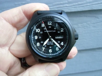 ИМПУЛЬС ДЫМОХОД (АТЛАС) 42 ММ ТИТАНА САПФИРА «ЗАТМЕНИЕ SOLAR» ЧАСЫ (НОВЫЙ) - Изображение 1 из 4