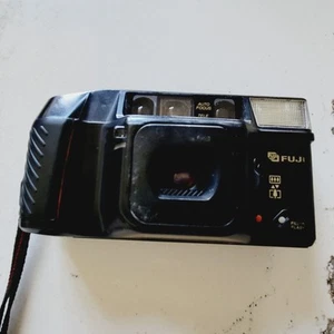 Fuji DL-400 Tele Point and Shoot Film Camera 35 mm 70 mm Black Parts Only - Picture 1 of 6