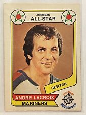 1976-77 O-Pee-Chee WHA Andre Lacroix San Diego Mariners #70 Vintage Hockey Card