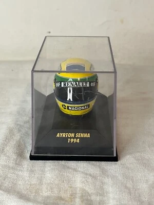 Casco Ayrton Senna 1994 imola Minichamps scala 1:8 Cod.540389402 da collezione - Immagine 1 di 4