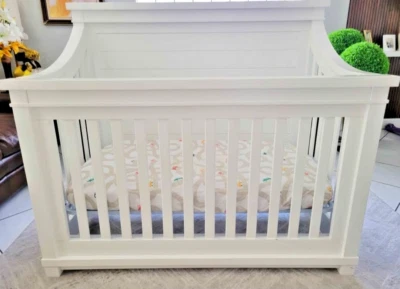 Appleseed Rowan 4-in-1 Convertible Flat-Top Crib Sage - Image 1 of 4