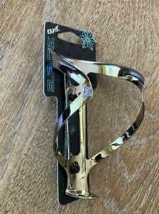Supacaz Fly Ano Gold Platinum silver Limited Edition Water bottle cage bike