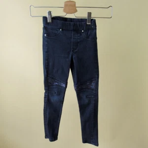 Tamaño: 4T LEGGINGS azul estilo moto lentejuelas azules bebé/niño pequeño - Imagen 1 de 10