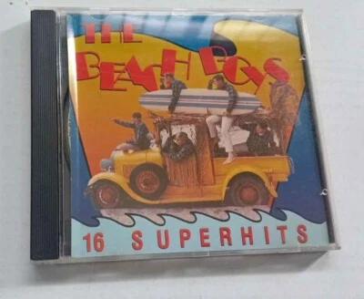CD THE BEACH BOYS  16 SUPERHITS 1988 POP ROCK-METAL MUSICAL CD - Imagen 1 de 3