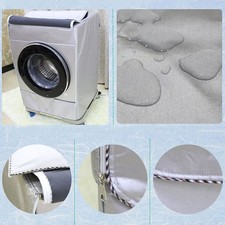 Silver Coating Oxford Cloth Washing Machine Cover Waterproof Dustproof