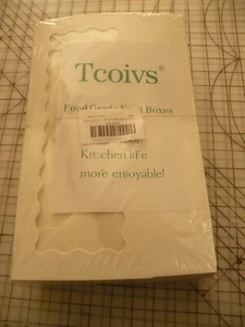 20-Pack Cookie Boxes w/ Window 12.5" x 5.5" x 2.5" White Bakery Boxes NEW - Picture 1 of 3