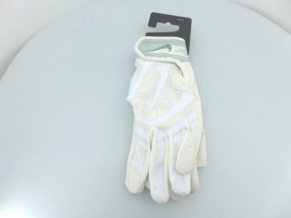 Nike Alpha Huarache Edge Batting Gloves Unisex Youth Medium White #TB2
